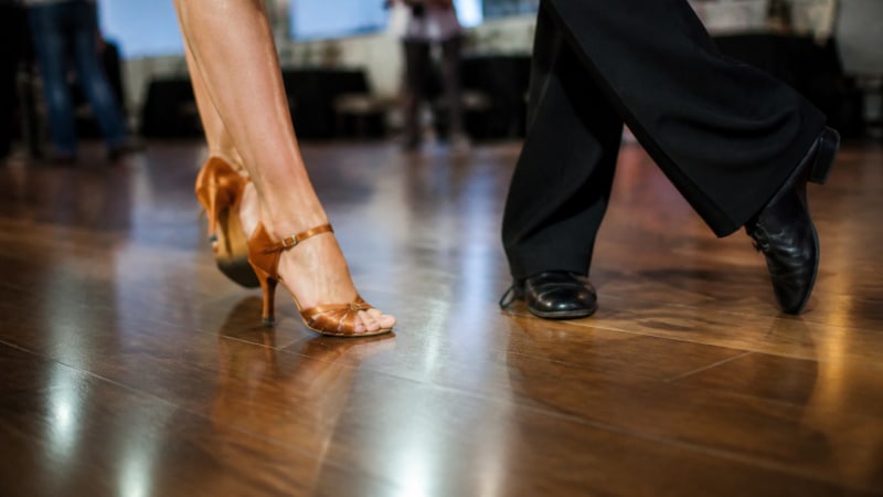 Precise footwork happens in the details: Only those who actively press the ball of the foot into the floor achieve the speed necessary for the competition.