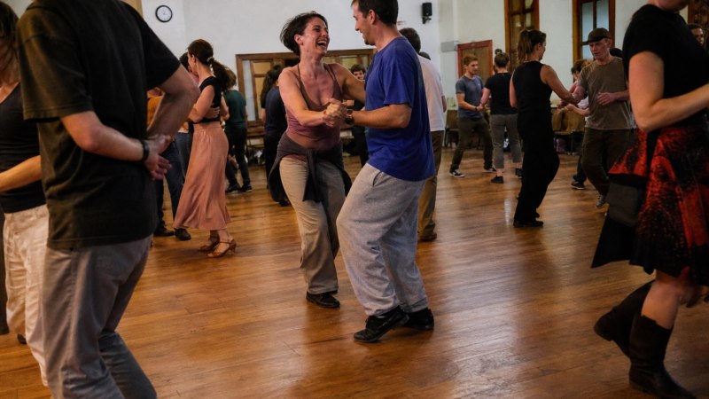 Understand the floor as a partner: If you control how you transfer your weight, you will flow through the room without any effort.