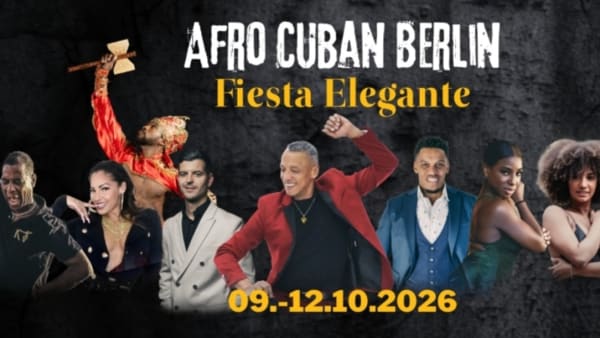 Berlin Salsa Festival "Fiesta Elegante" 2026 · Berlin · Fr., 9. Oktober 2026, 18:00