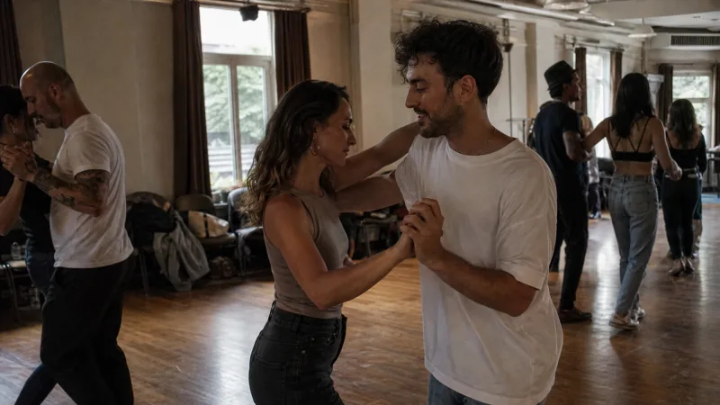 אותות עדינים מהטורסו במקום משיכה עם הזרועות: כך תבצעו גלי גוף ב-Bachata Sensual ללא מאמץ.