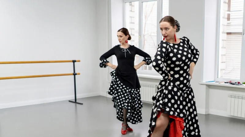 Flamenco-Tänzer in einem Studio