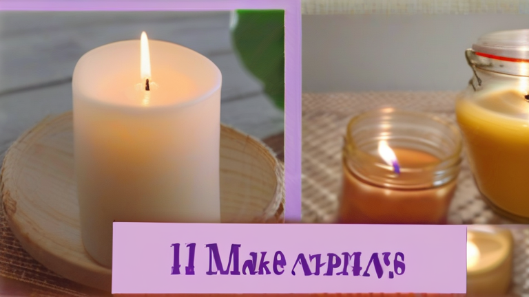 DIY: Make Your Own Aromatherapy Candles