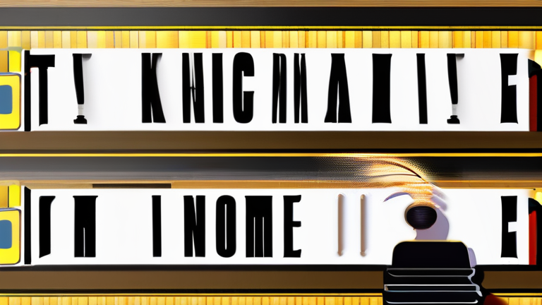 How to Turn Knowledge Into Income