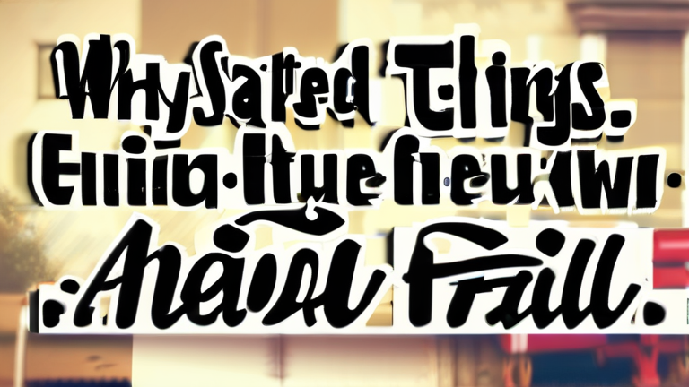 Why I Started Doing Things I Knew Would Fail