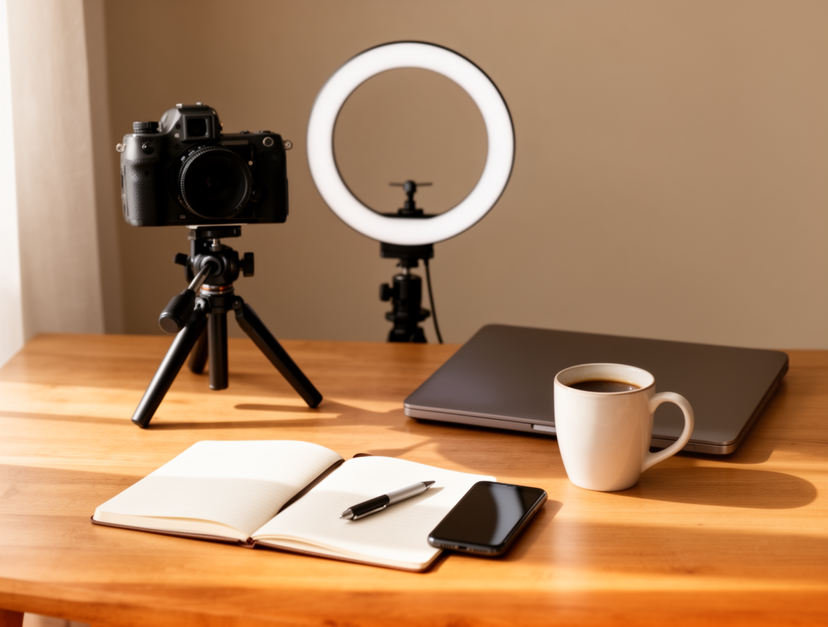 Creator workspace planning affiliate marketing content