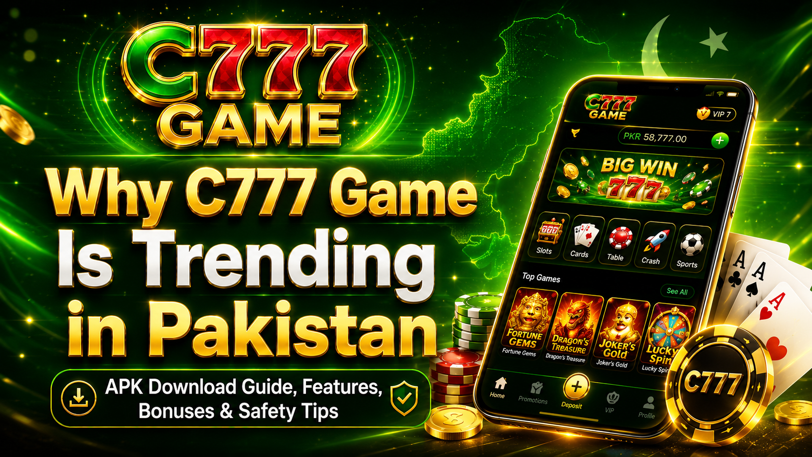 Why Is C777 Game Trending in Pakistan? APK Guide