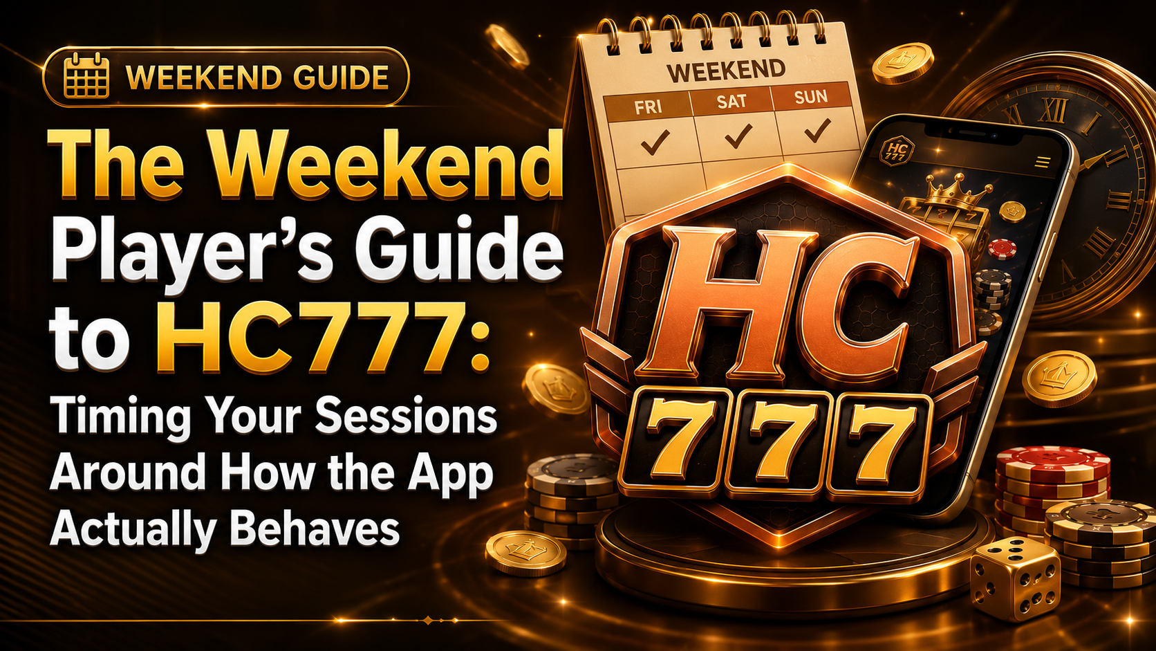 The Weekend Player's Guide to HC777: Timing Your Sessions Around How the App Actually Behaves