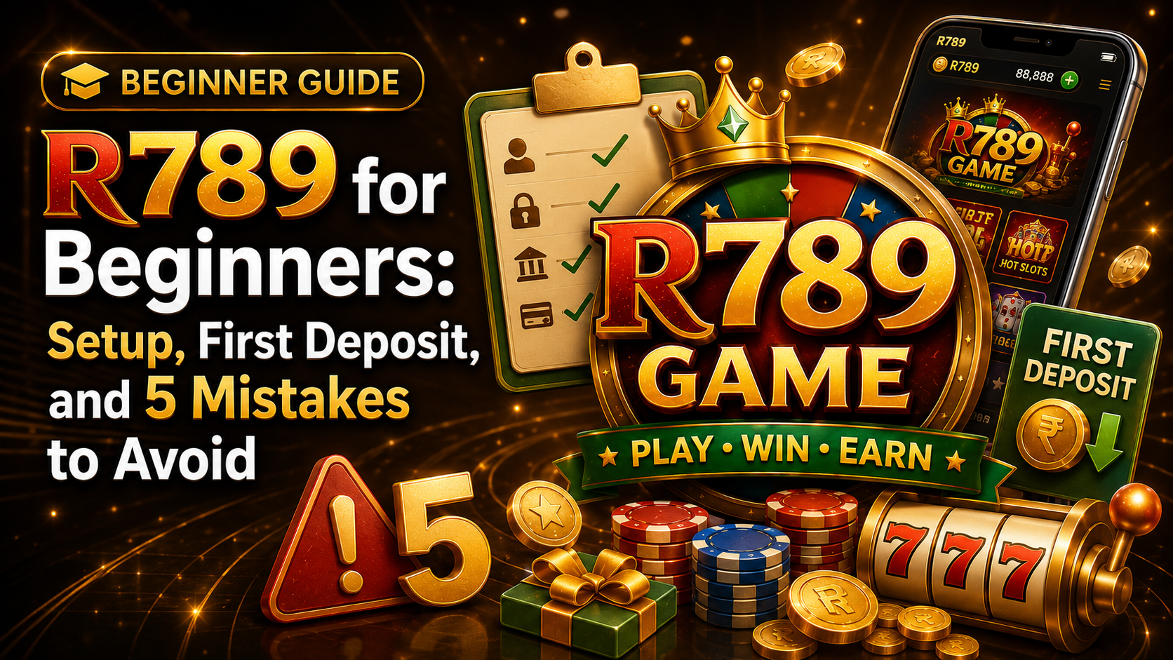 R789 for Beginners: Setup, First Deposit, and 5 Mistakes to Avoid