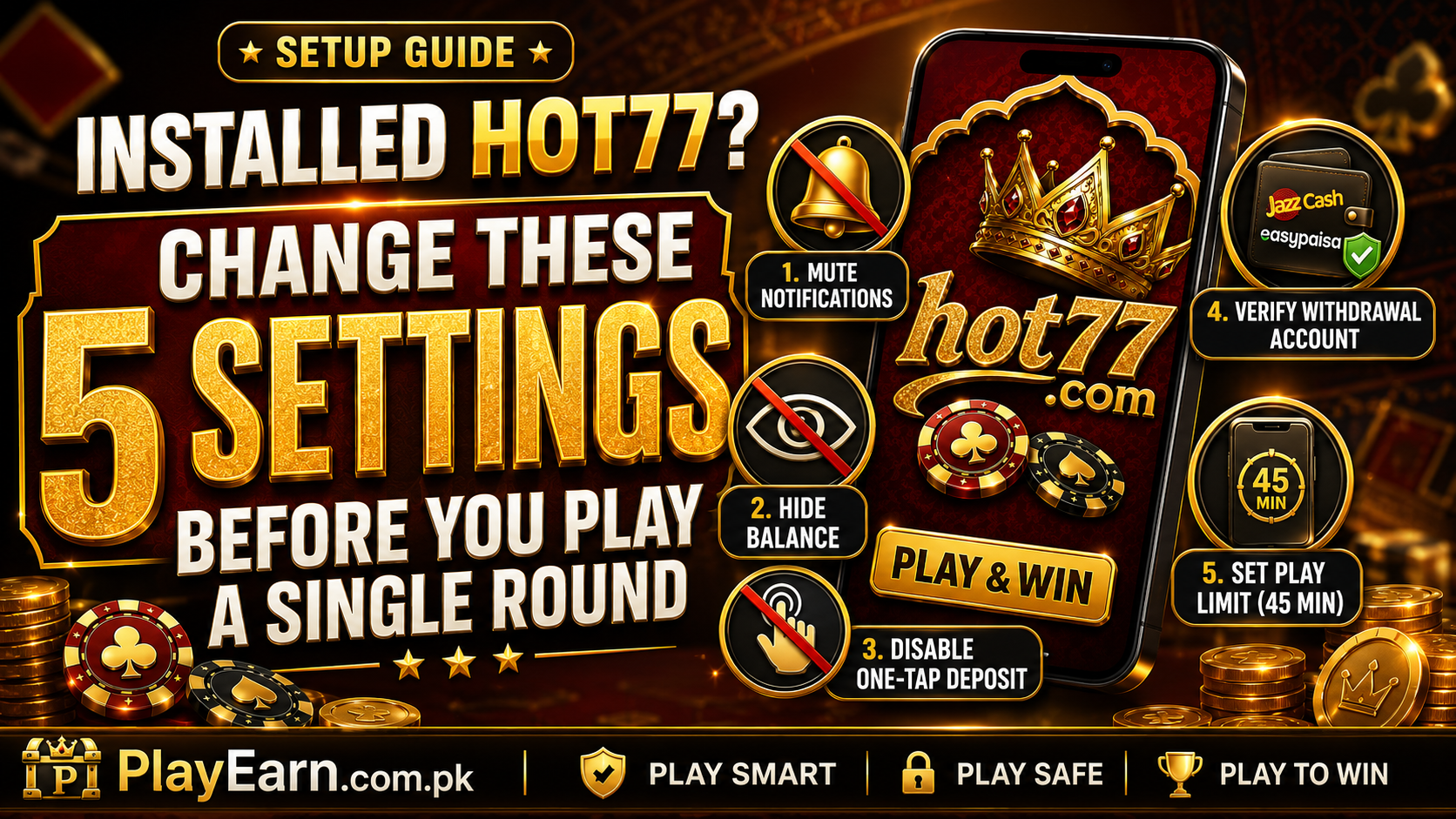Installed HOT77? Change These 5 Settings Before You Play a Single Round