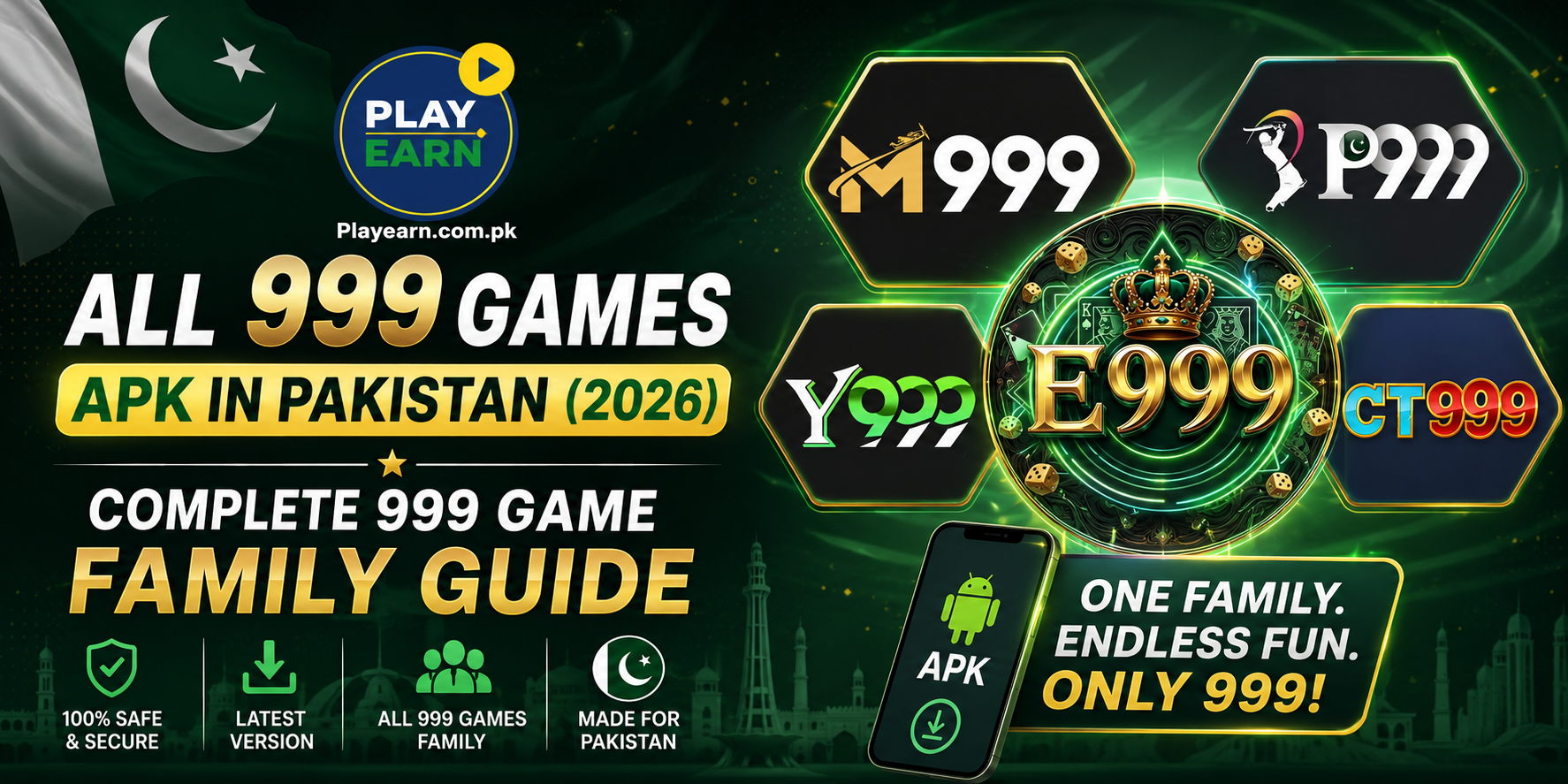 All 999 Games APK in Pakistan (2026) – Complete 999 Game Family Guide
