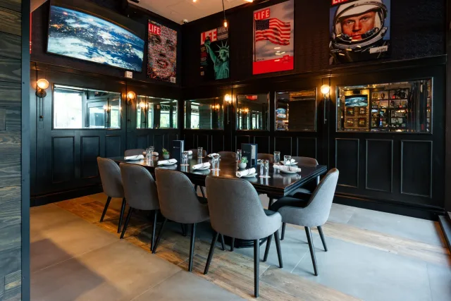 The Onassis Dining Table at American Social - Bar & Kitchen: Miami