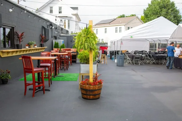 Outdoor Tent & Cigar Bar at Bodega on Smith
