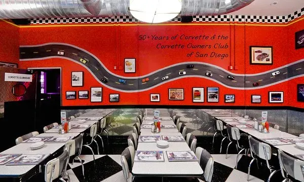 Corvette Club House & Groovy Room at Corvette Diner