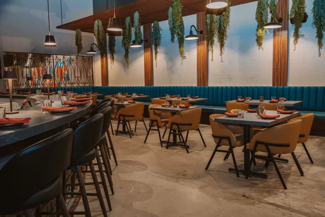Main Dining Area at Descanso Restaurant: Los Angeles