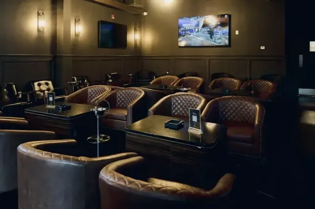 VIP Area/Cigar Lounge at Elevation Kitchen and Cocktails