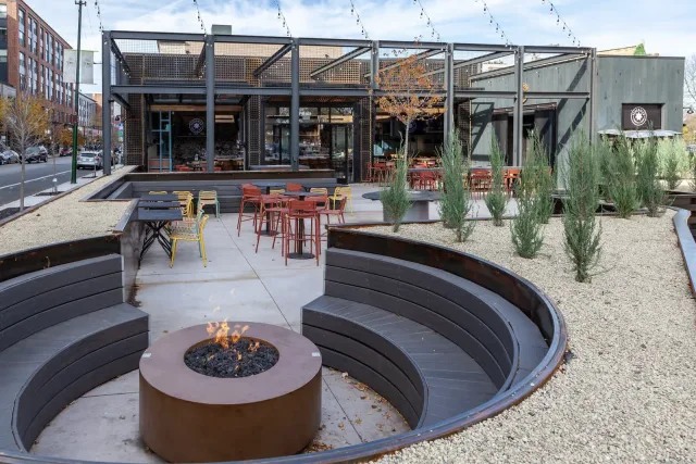 Fire Pit at Federales Tacos & Tequila - Logan Square