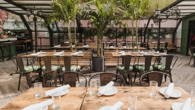 Glass-Enclosed Rooftop at Hotel Chantelle