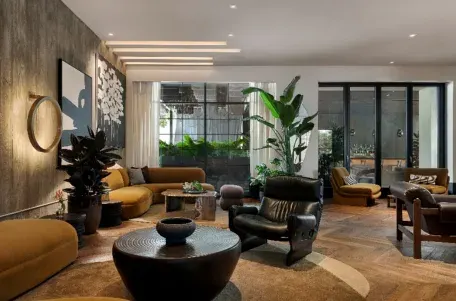Living Room at Kimpton La Peer Hotel