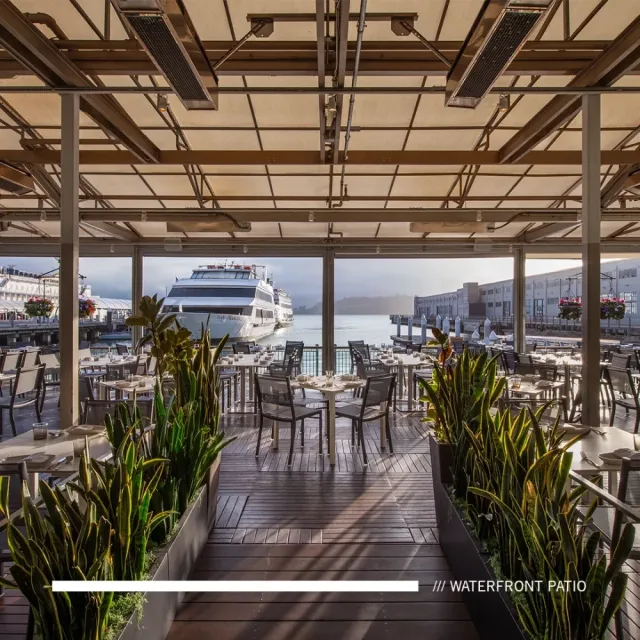 Waterfront Patio at La Mar San Francisco