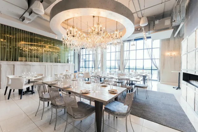 The Chandelier Room at La Vie