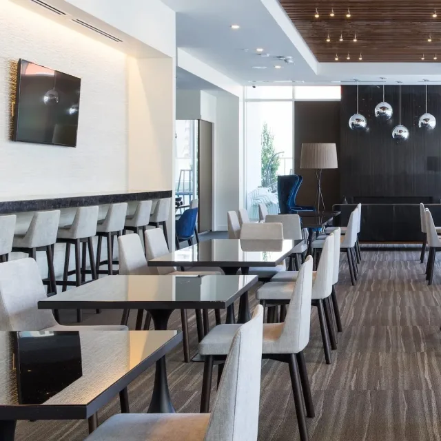 Fireplace Lounge at Level Los Angeles