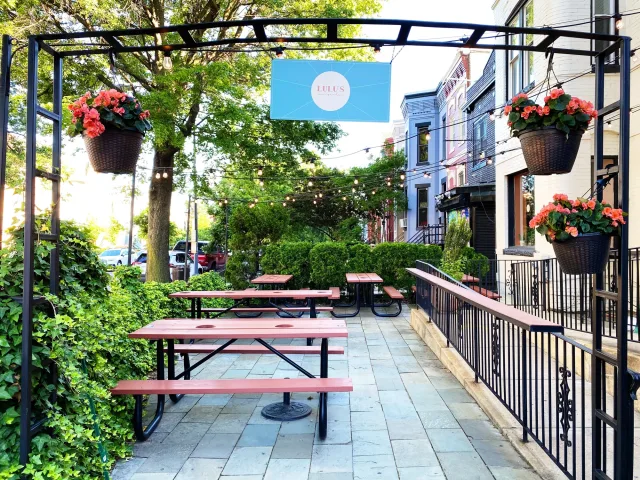 The Front Patio at Lulu’s Winegarden
