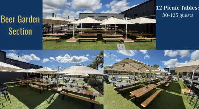 Beer Garden at The Collective at Escape Brewing Company