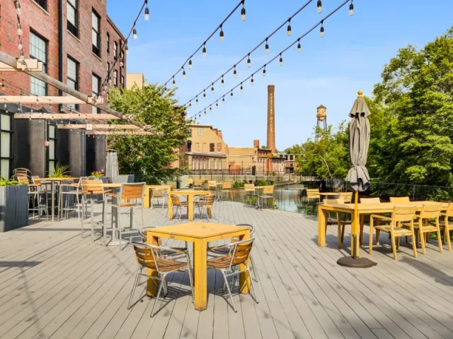 Riverview Deck at The LOOM Hotel