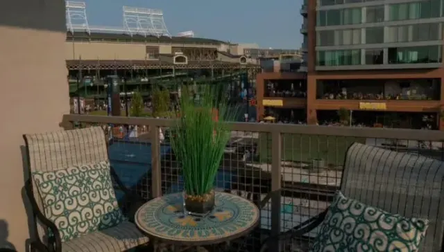 Private Patio at The Skylight Room at Rizzo's