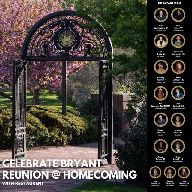 Celebrate Bryant University Reunion at Homecoming. Best Places to host your Alumni Weekend Dinners.