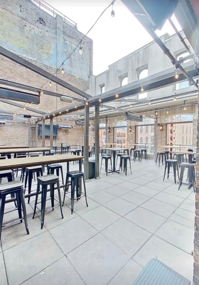 Rooftop Patio at Lucky Bastard Saloon