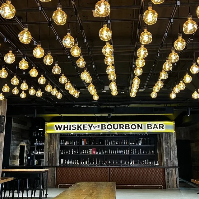 Main Floor (semi private and fully private rentals available) at Whiskey River Saloon