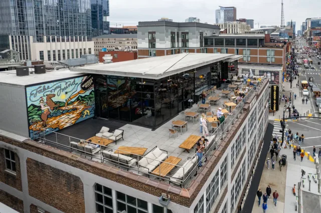 Rooftop at Whiskey River Saloon