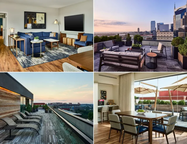 Penthouse + Terrace at The Untitled Nashville Hotel at Bankers Alley