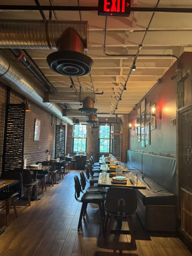 Private dining floor at Bollywood masala