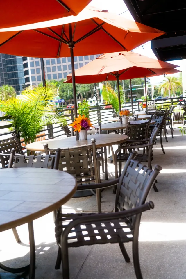 Patio at Curry Leaves Fine Indian Cuisine
