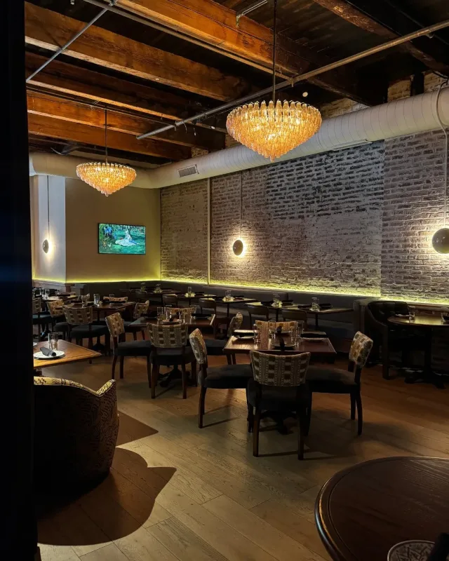 Semi-Private Dining Area at Ila's Chicago