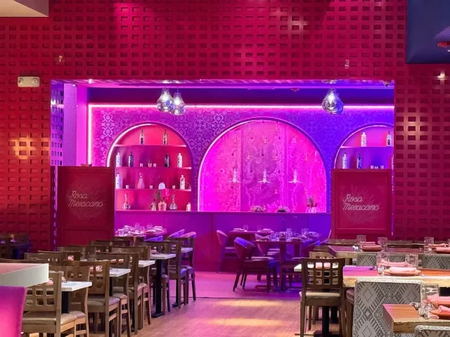 La Rosa Jaula (Pink Cage) at Rosa Mexicano - Las Vegas