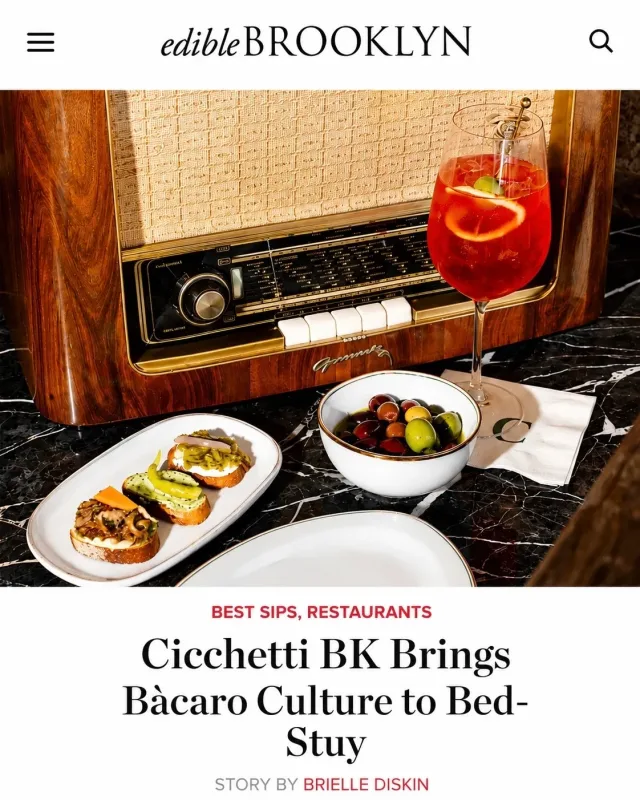 Edible Brooklyn: Cicchetti BK Brings Bacaro Culture to Bed-Stuy