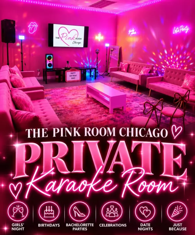 Karaoke Room at The Pink Room Chicago