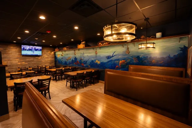 Rear Dining Room at PJ Lobster House