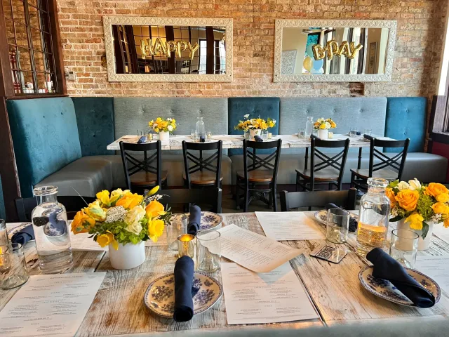 The Salon Room  at Le Sud Mediterranean kitchen