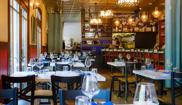 The Dining Room  at Le Sud Mediterranean kitchen