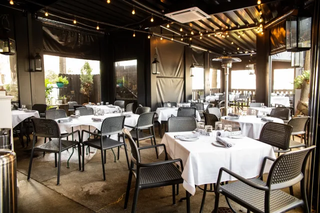 Patio at Valenza Italian