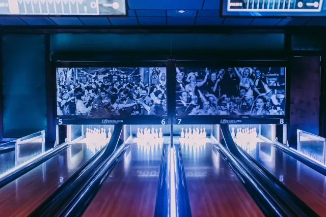 Hide-A-Way-Bowling Lounge at Roaring Social - Alpharetta