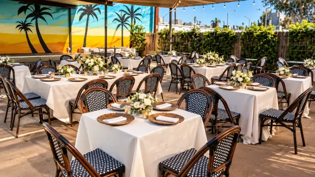 Sunset Venue at Bellamy's Restaurant