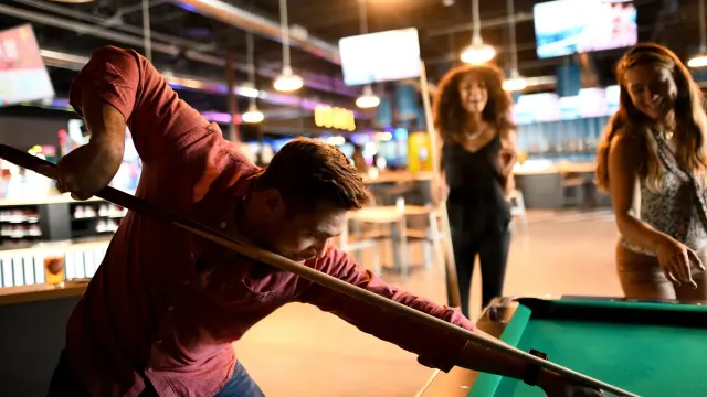 Billiard Area at PINZ