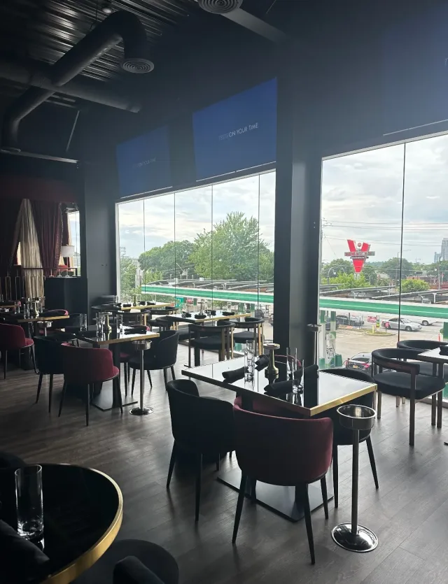 Main Dining + Lounge Area at V12 Restaurant