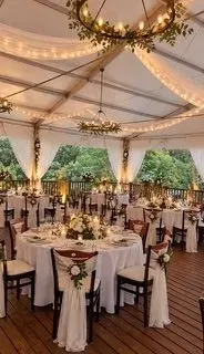 Outdoor deck at La Foresta Restaurant & Wine Bar