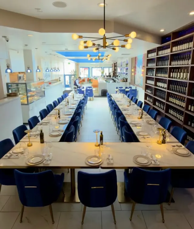 Dining Area at Milos Taverna